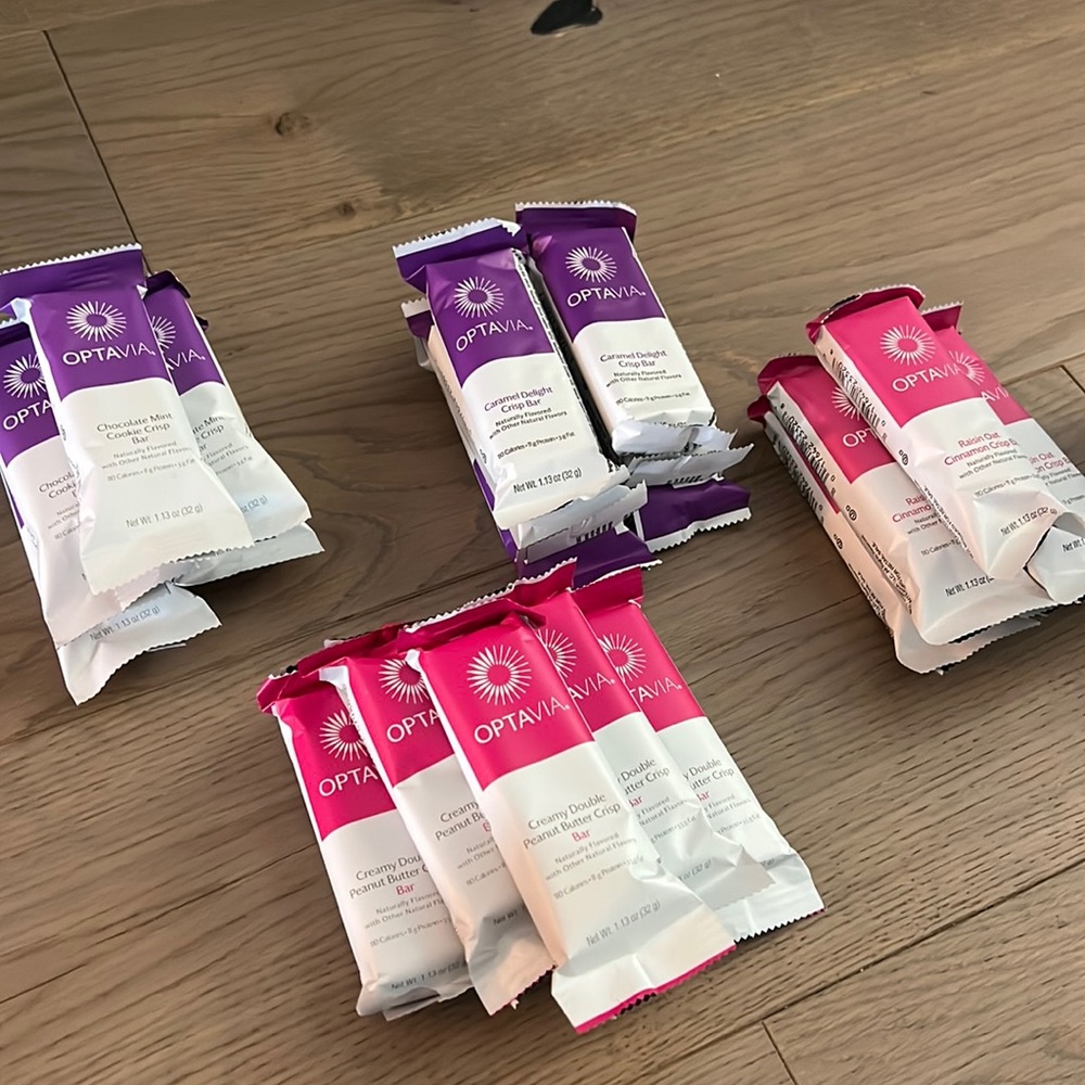 OPTAVIA bars, 22 in total as pictured